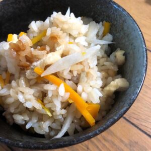 Aromatic and flavorful Takikomi Gohan